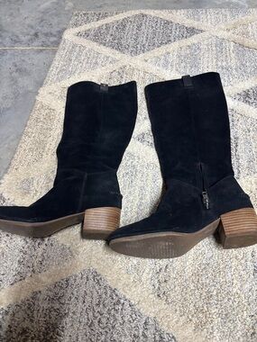 UGG black suede boots